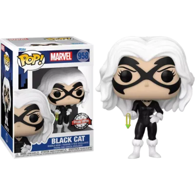 Funko Pop | בובת פופ: Marvel: Animated Spider-man - Black Cat Excslusive Funko Pop | בובת פופ: Marvel: Animated Spider-man - Black Cat Excslusive