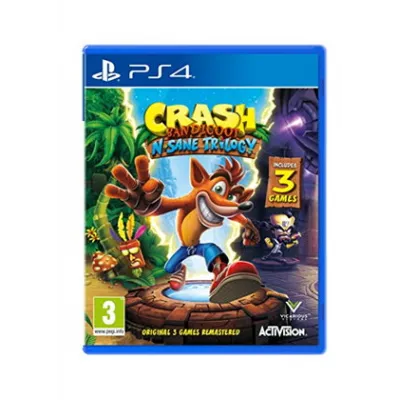 משחק Crash Bandicoot N Sane Trilogy ל- PS4 משחק Crash Bandicoot N Sane Trilogy ל- PS4